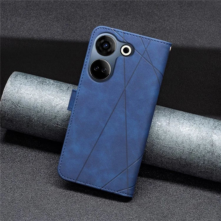 BINFEN COLOR BF05 For Transsion Tecno Camon 20 4G / 20 Pro 4G Case PU Leather Anti-fall Phone Cover