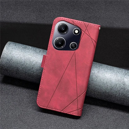 BINFEN COLOR BF05 For Transsion Infinix Note 30i 4G Case PU Leather Wallet Imprinted Phone Cover