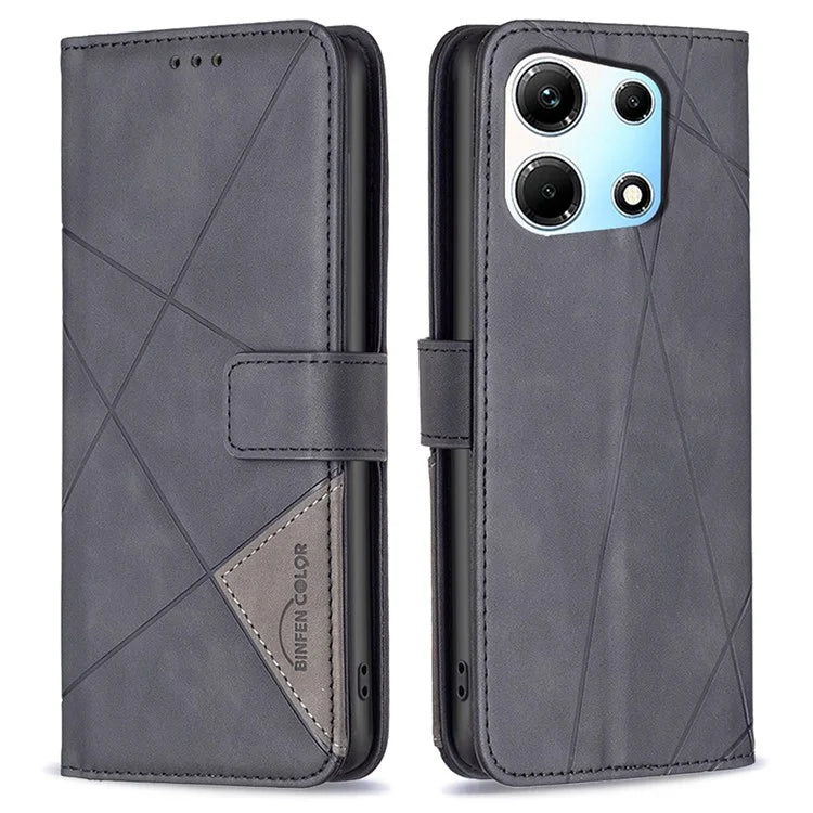 BINFEN COLOR BF05 For Transsion Infinix Zero 30 5G Case Imprinted Wallet Leather Smartphone Cover