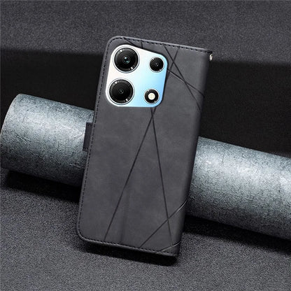 BINFEN COLOR BF05 For Transsion Infinix Zero 30 5G Case Imprinted Wallet Leather Smartphone Cover