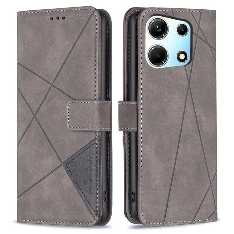 BINFEN COLOR BF05 For Transsion Infinix Zero 30 5G Case Imprinted Wallet Leather Smartphone Cover