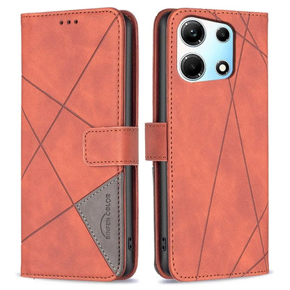 BINFEN COLOR BF05 For Transsion Infinix Zero 30 5G Case Imprinted Wallet Leather Smartphone Cover