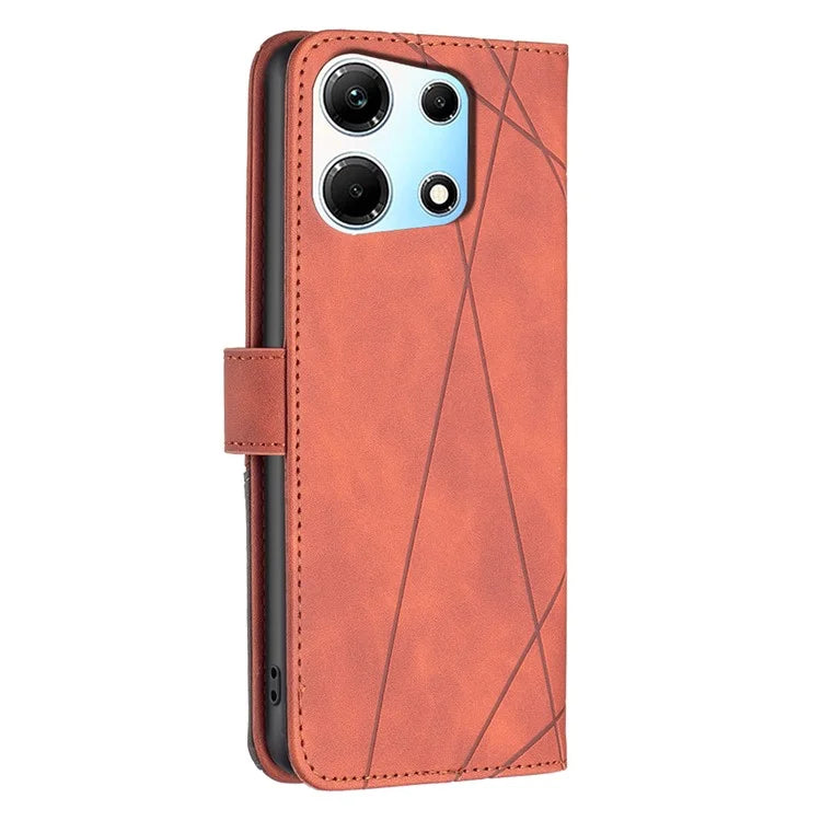 BINFEN COLOR BF05 For Transsion Infinix Zero 30 5G Case Imprinted Wallet Leather Smartphone Cover
