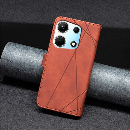 BINFEN COLOR BF05 For Transsion Infinix Zero 30 5G Case Imprinted Wallet Leather Smartphone Cover