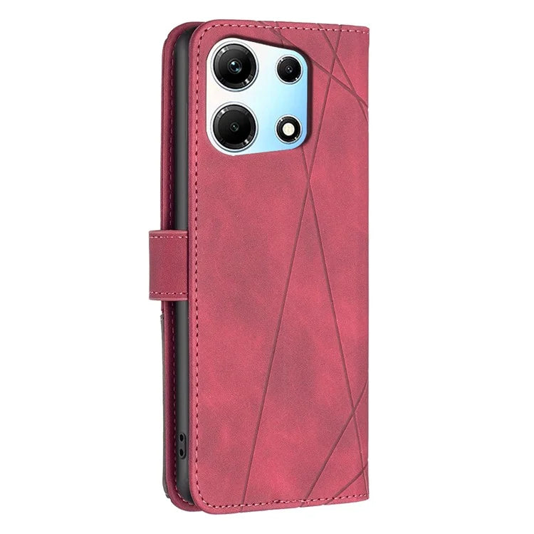 BINFEN COLOR BF05 For Transsion Infinix Zero 30 5G Case Imprinted Wallet Leather Smartphone Cover