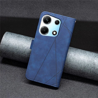 BINFEN COLOR BF05 For Transsion Infinix Zero 30 5G Case Imprinted Wallet Leather Smartphone Cover
