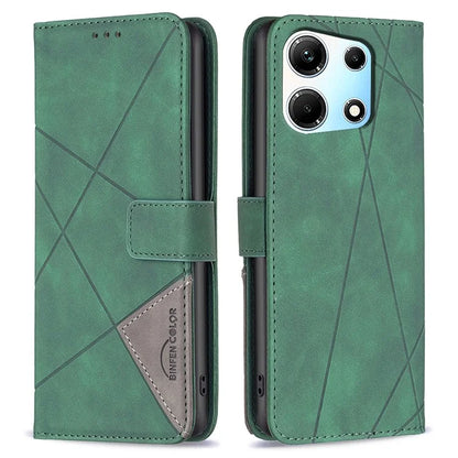 BINFEN COLOR BF05 For Transsion Infinix Zero 30 5G Case Imprinted Wallet Leather Smartphone Cover