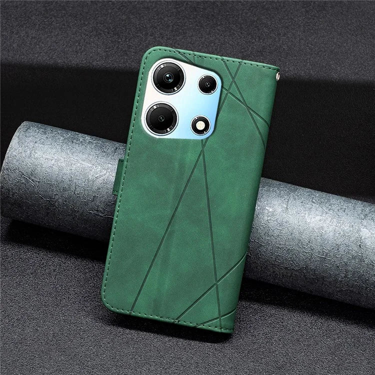 BINFEN COLOR BF05 For Transsion Infinix Zero 30 5G Case Imprinted Wallet Leather Smartphone Cover