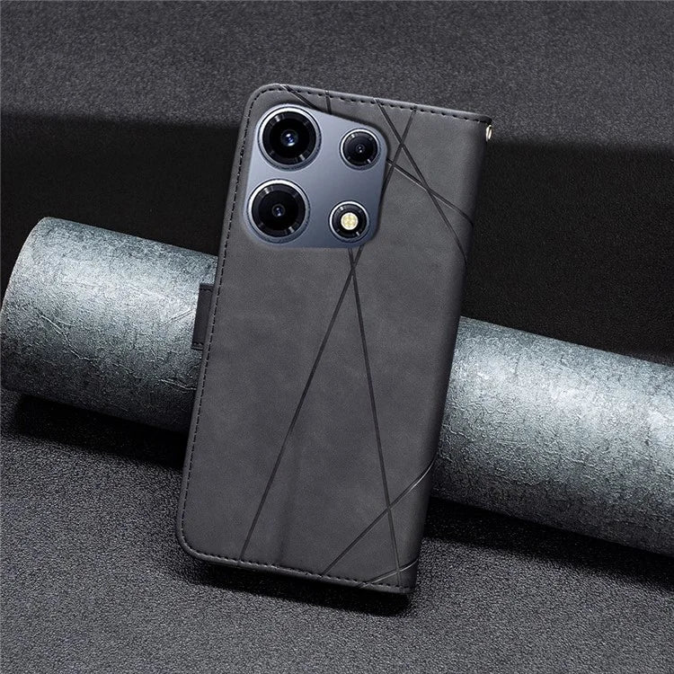 BINFEN COLOR BF05 For Transsion Infinix Note 30 VIP 5G Case PU Leather Phone Cover Wallet