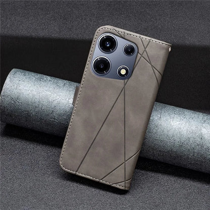 BINFEN COLOR BF05 For Transsion Infinix Note 30 VIP 5G Case PU Leather Phone Cover Wallet