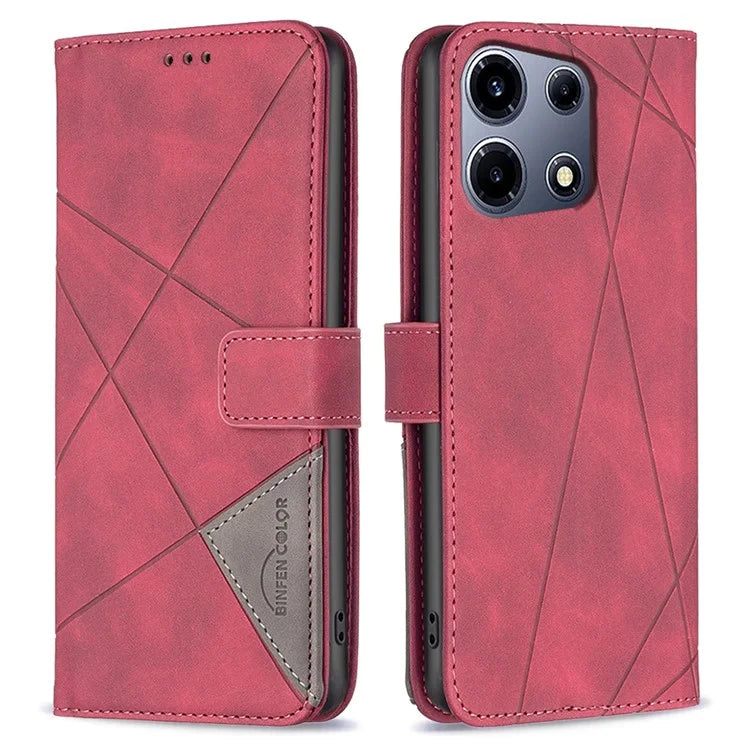 BINFEN COLOR BF05 For Transsion Infinix Note 30 VIP 5G Case PU Leather Phone Cover Wallet