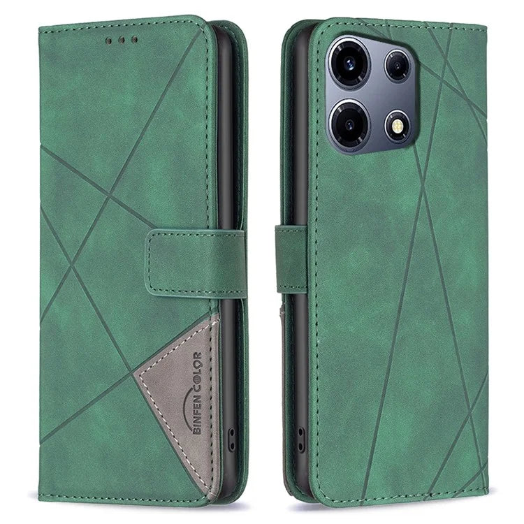 BINFEN COLOR BF05 For Transsion Infinix Note 30 VIP 5G Case PU Leather Phone Cover Wallet