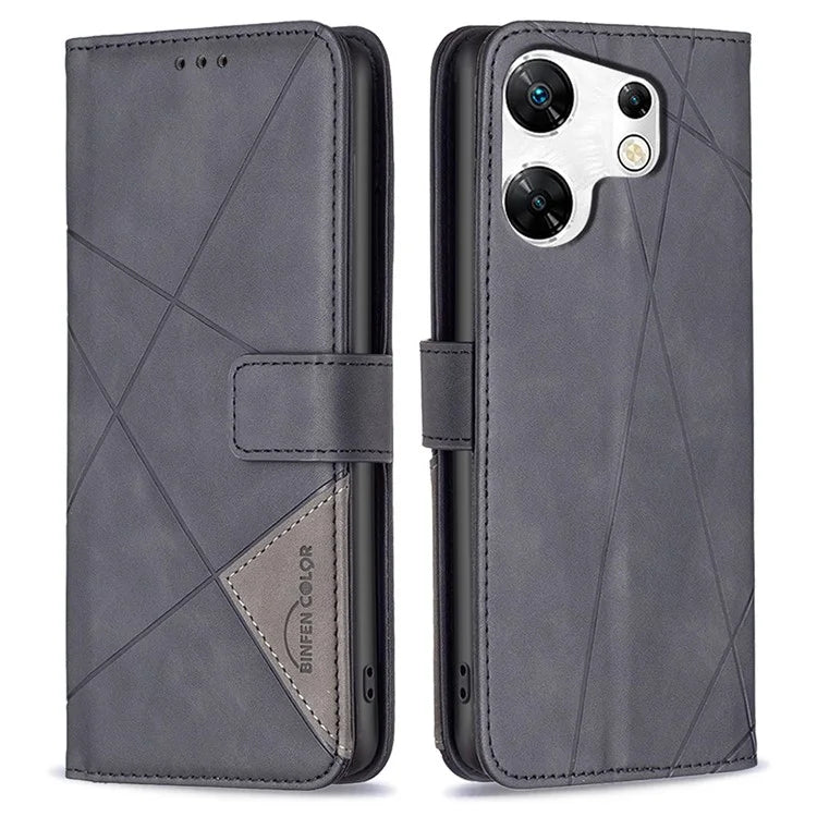 BINFEN COLOR BF05 For Transsion Infinix Zero 30 4G Case Wallet Phone Shell Anti-scratch PU Leather Cover
