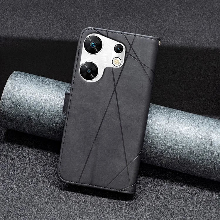 BINFEN COLOR BF05 For Transsion Infinix Zero 30 4G Case Wallet Phone Shell Anti-scratch PU Leather Cover