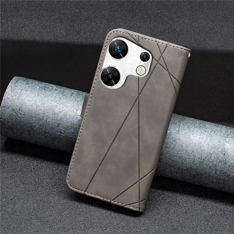 BINFEN COLOR BF05 For Transsion Infinix Zero 30 4G Case Wallet Phone Shell Anti-scratch PU Leather Cover