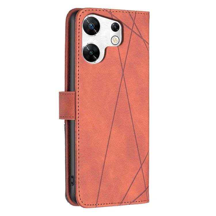 BINFEN COLOR BF05 For Transsion Infinix Zero 30 4G Case Wallet Phone Shell Anti-scratch PU Leather Cover
