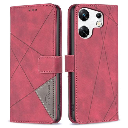 BINFEN COLOR BF05 For Transsion Infinix Zero 30 4G Case Wallet Phone Shell Anti-scratch PU Leather Cover