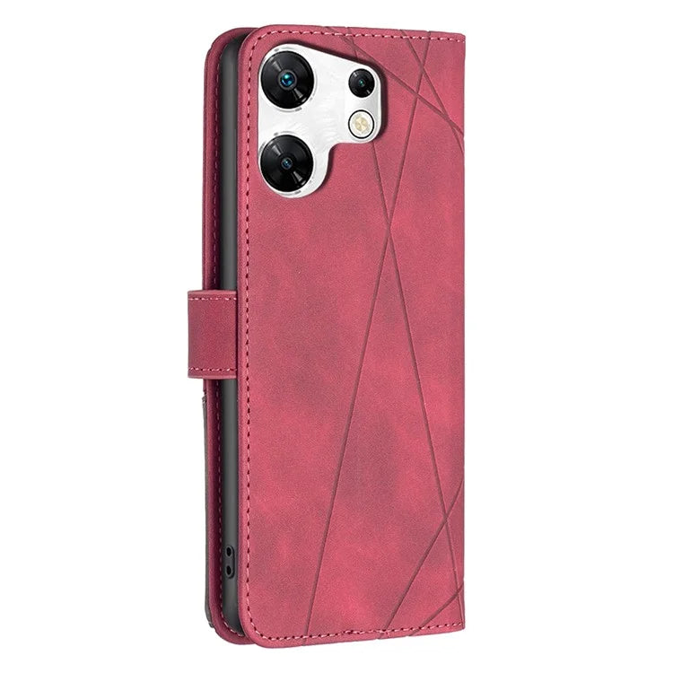 BINFEN COLOR BF05 For Transsion Infinix Zero 30 4G Case Wallet Phone Shell Anti-scratch PU Leather Cover