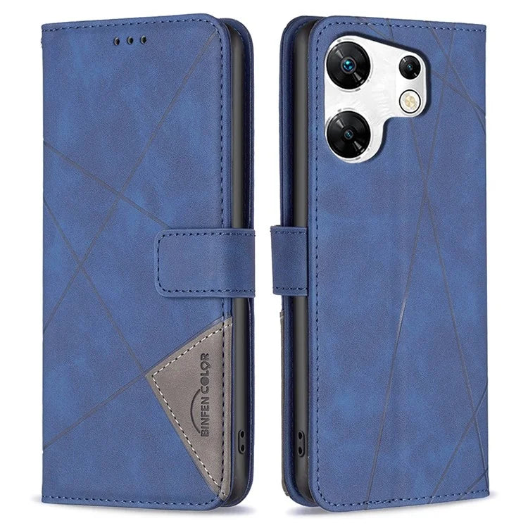 BINFEN COLOR BF05 For Transsion Infinix Zero 30 4G Case Wallet Phone Shell Anti-scratch PU Leather Cover