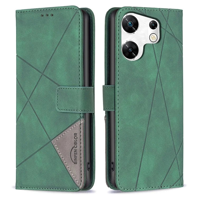 BINFEN COLOR BF05 For Transsion Infinix Zero 30 4G Case Wallet Phone Shell Anti-scratch PU Leather Cover