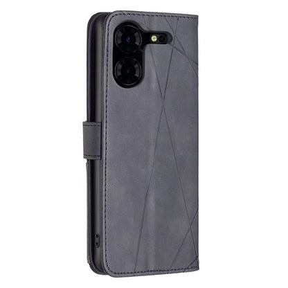 BINFEN COLOR BF05 For Transsion Tecno Pova 5 Pro 5G Case PU Leather Flip Stand Phone Shell