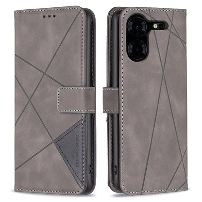 BINFEN COLOR BF05 For Transsion Tecno Pova 5 Pro 5G Case PU Leather Flip Stand Phone Shell