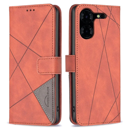 BINFEN COLOR BF05 For Transsion Tecno Pova 5 Pro 5G Case PU Leather Flip Stand Phone Shell