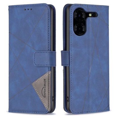 BINFEN COLOR BF05 For Transsion Tecno Pova 5 Pro 5G Case PU Leather Flip Stand Phone Shell