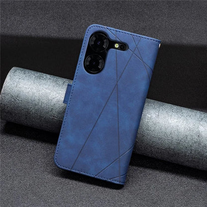 BINFEN COLOR BF05 For Transsion Tecno Pova 5 Pro 5G Case PU Leather Flip Stand Phone Shell