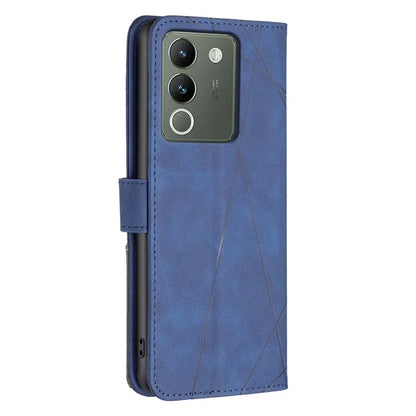 BINFEN COLOR BF05 For vivo Y200 (India) 5G Case Imprinted Wallet Shockproof PU Leather Phone Shell