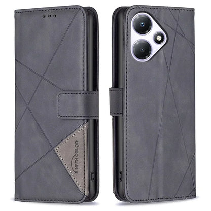 BINFEN COLOR BF05 PU Leather Case for Transsion Infinix Hot 30 Play NFC 4G Phone Shell Anti-drop Wallet Cover