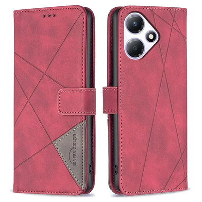 BINFEN COLOR BF05 PU Leather Case for Transsion Infinix Hot 30 Play NFC 4G Phone Shell Anti-drop Wallet Cover