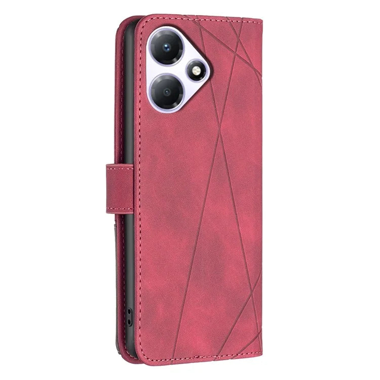 BINFEN COLOR BF05 PU Leather Case for Transsion Infinix Hot 30 Play NFC 4G Phone Shell Anti-drop Wallet Cover