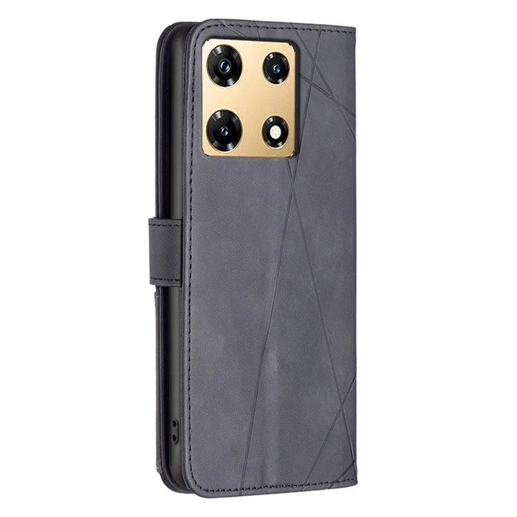 BINFEN COLOR BF05 For Transsion Infinix Note 30 Pro 4G Case PU Leather Stand Phone Protective Cover
