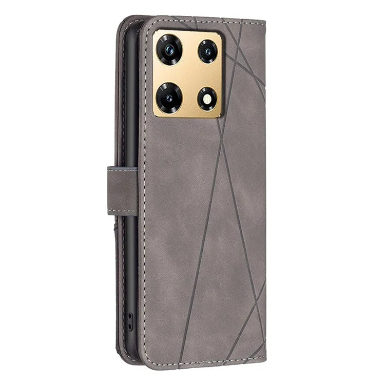 BINFEN COLOR BF05 For Transsion Infinix Note 30 Pro 4G Case PU Leather Stand Phone Protective Cover