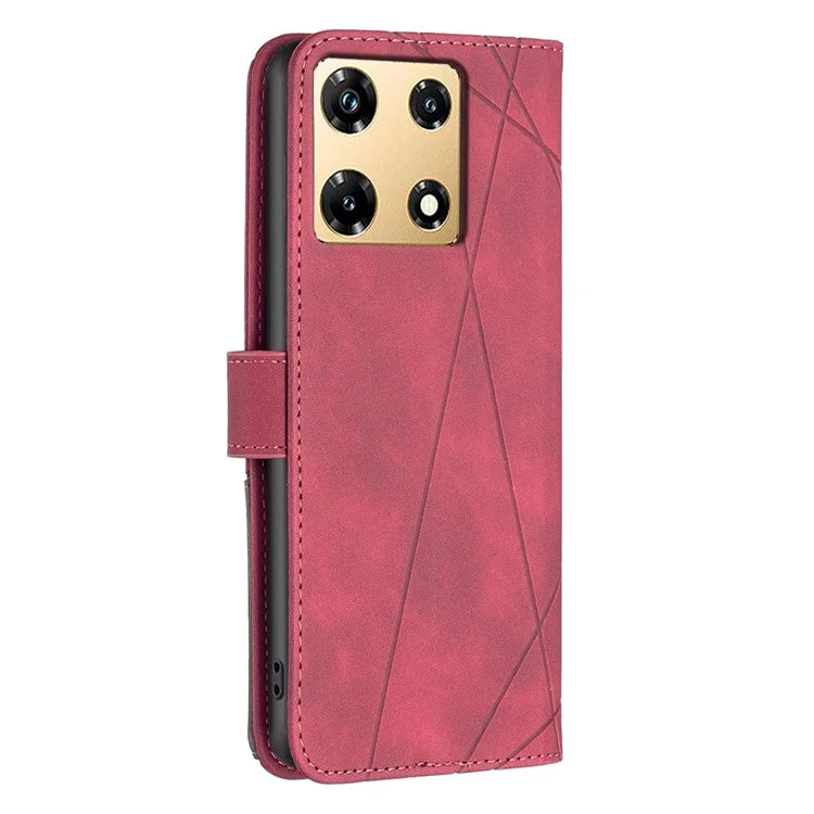 BINFEN COLOR BF05 For Transsion Infinix Note 30 Pro 4G Case PU Leather Stand Phone Protective Cover