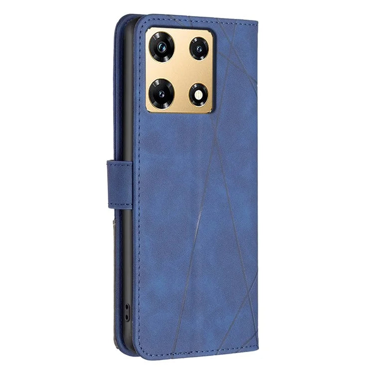 BINFEN COLOR BF05 For Transsion Infinix Note 30 Pro 4G Case PU Leather Stand Phone Protective Cover