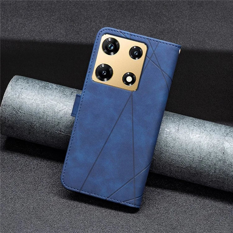 BINFEN COLOR BF05 For Transsion Infinix Note 30 Pro 4G Case PU Leather Stand Phone Protective Cover