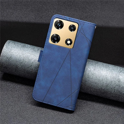 BINFEN COLOR BF05 For Transsion Infinix Note 30 Pro 4G Case PU Leather Stand Phone Protective Cover