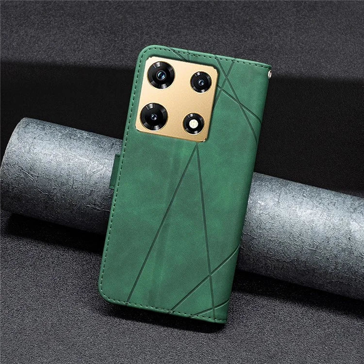 BINFEN COLOR BF05 For Transsion Infinix Note 30 Pro 4G Case PU Leather Stand Phone Protective Cover