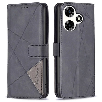 BINFEN COLOR BF05 For Transsion Infinix Hot 30 Case PU Leather Folio Flip Stand Cell Phone Cover