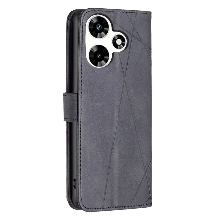 BINFEN COLOR BF05 For Transsion Infinix Hot 30 Case PU Leather Folio Flip Stand Cell Phone Cover