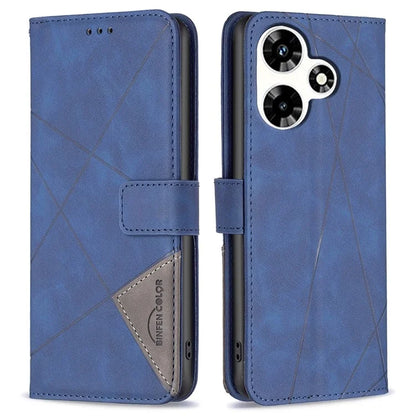 BINFEN COLOR BF05 For Transsion Infinix Hot 30 Case PU Leather Folio Flip Stand Cell Phone Cover