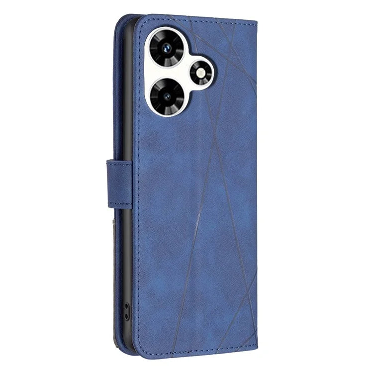 BINFEN COLOR BF05 For Transsion Infinix Hot 30 Case PU Leather Folio Flip Stand Cell Phone Cover