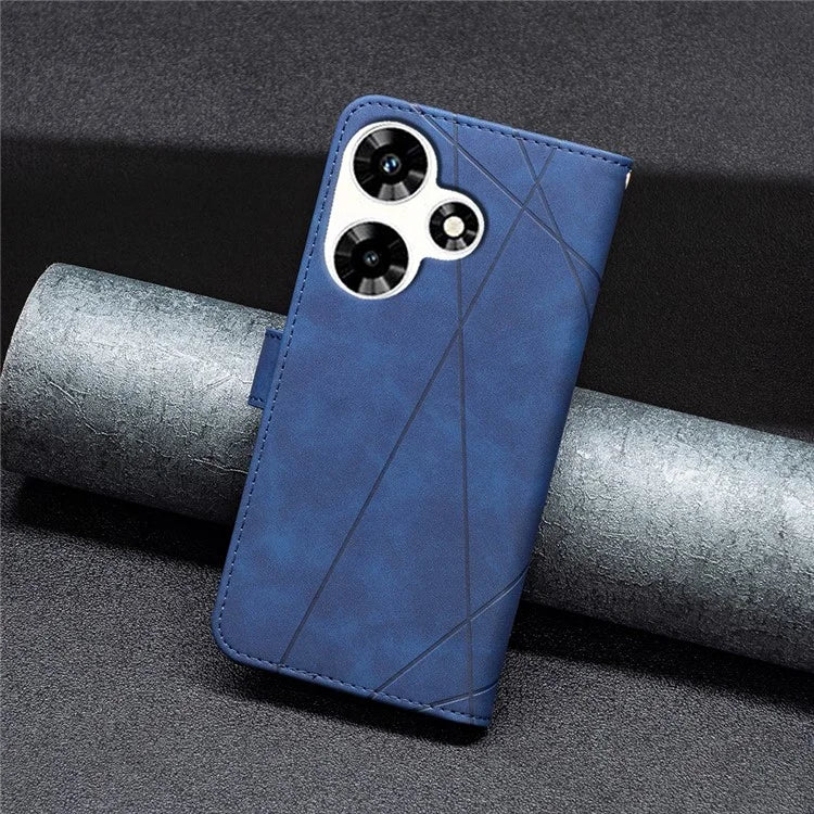 BINFEN COLOR BF05 For Transsion Infinix Hot 30 Case PU Leather Folio Flip Stand Cell Phone Cover