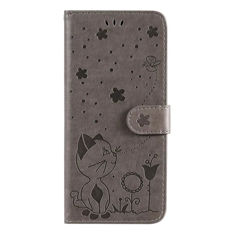 KT Imprinting Flower Series-4 for Samsung Galaxy A25 5G (Global) (161.0 x 76.5 x 8.3mm) Case Shockproof Card Slots Phone Cover