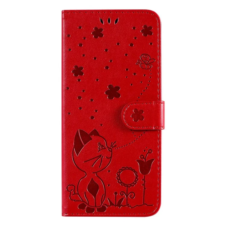 KT Imprinting Flower Series-4 for Samsung Galaxy A25 5G (Global) (161.0 x 76.5 x 8.3mm) Case Shockproof Card Slots Phone Cover