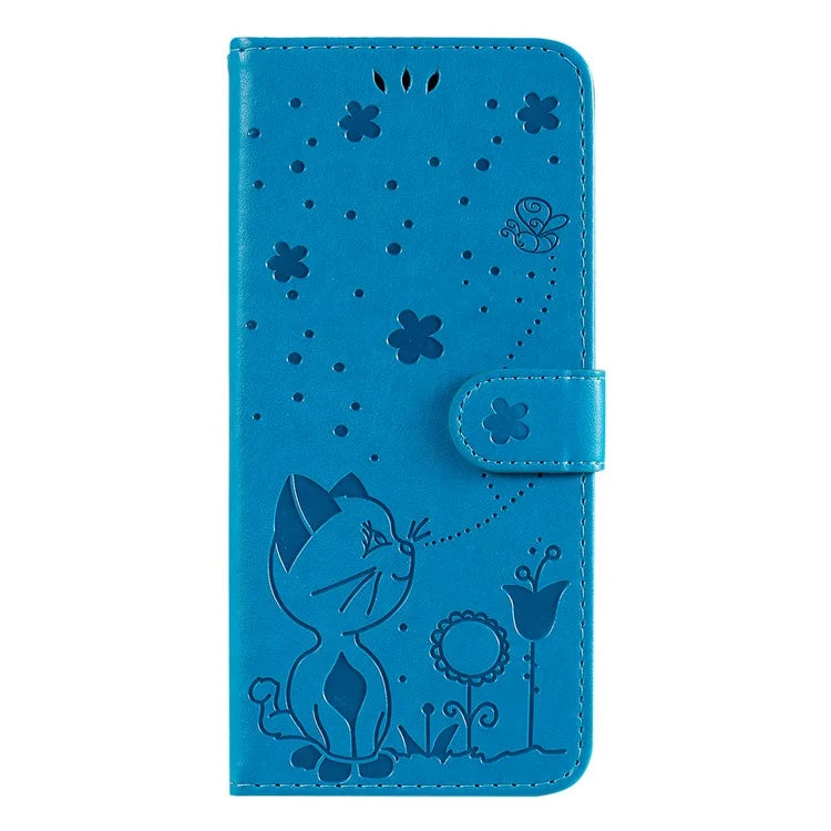 KT Imprinting Flower Series-4 for Samsung Galaxy A25 5G (Global) (161.0 x 76.5 x 8.3mm) Case Shockproof Card Slots Phone Cover