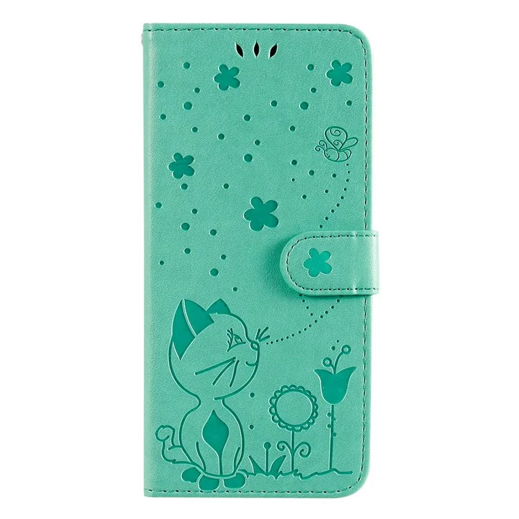 KT Imprinting Flower Series-4 for Samsung Galaxy A25 5G (Global) (161.0 x 76.5 x 8.3mm) Case Shockproof Card Slots Phone Cover