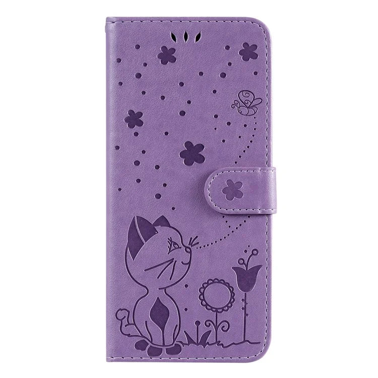 KT Imprinting Flower Series-4 for Samsung Galaxy A25 5G (Global) (161.0 x 76.5 x 8.3mm) Case Shockproof Card Slots Phone Cover